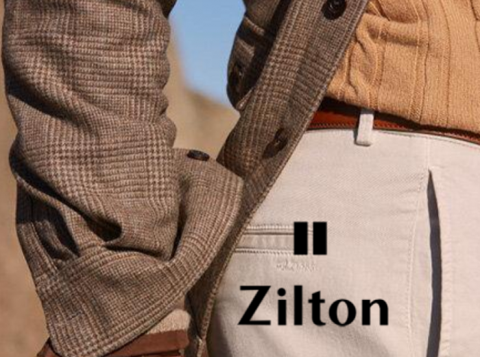 Zilton men’s trousers stylishly and sustainably packed