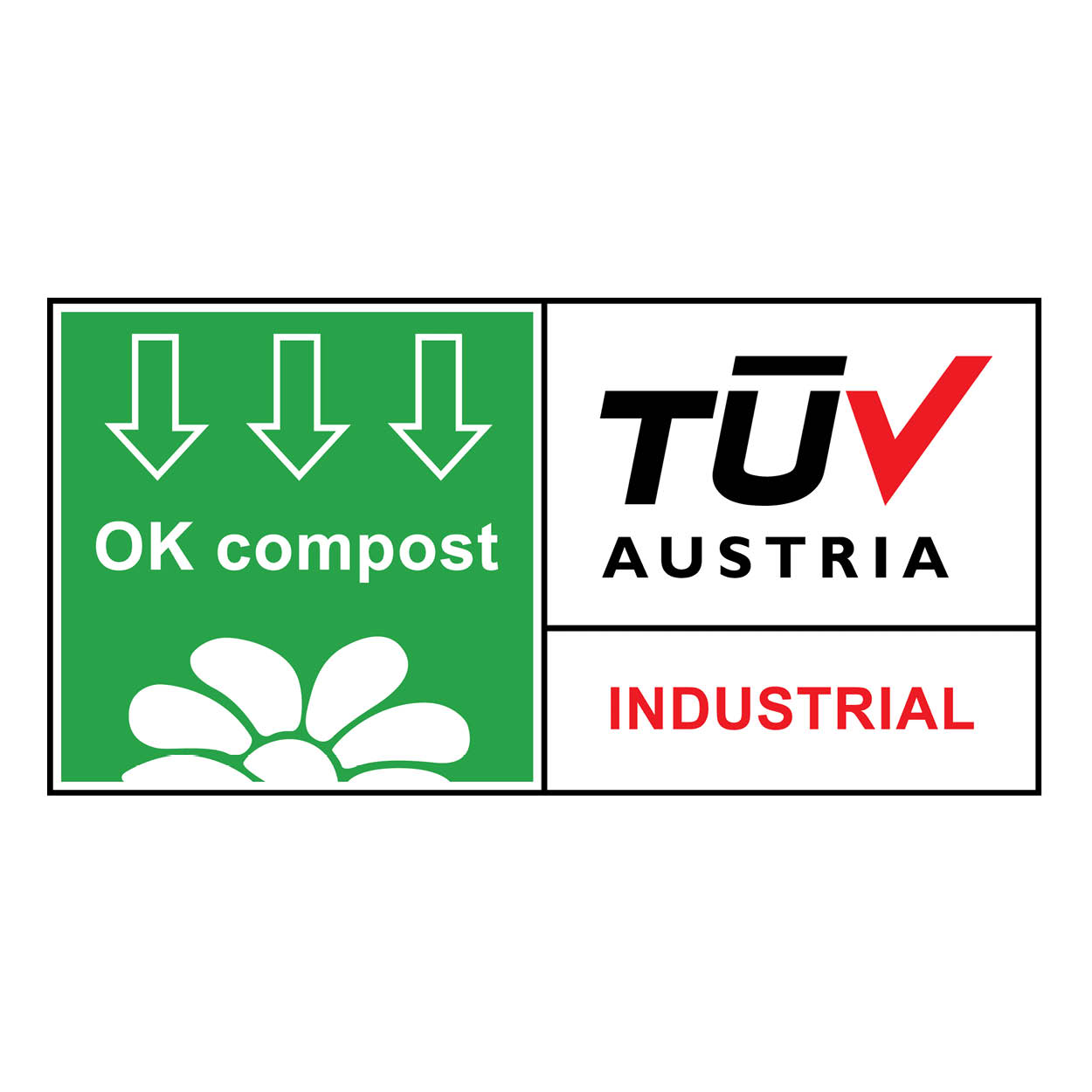 OK compost industrial label