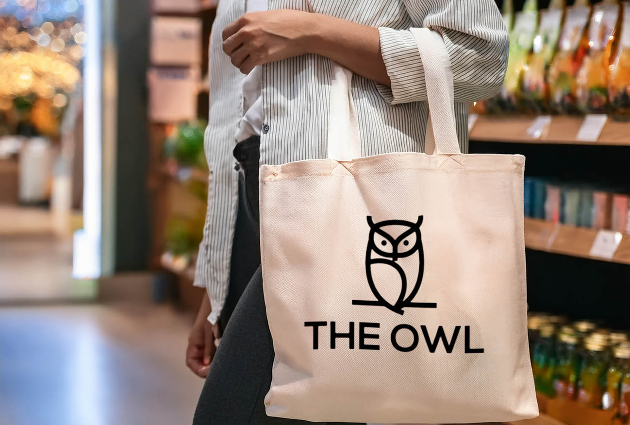 Katoenen draagtassen