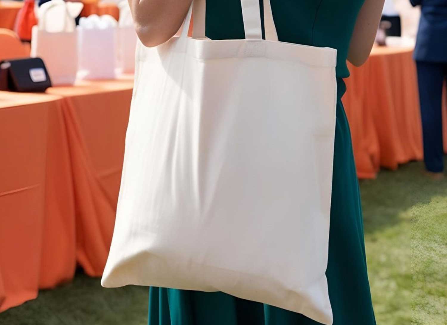 Personaliseerbare draagtassen voor publieke evenementen
